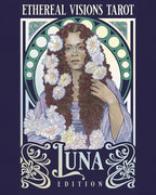 Baraja de Tarot Luna de 80 cartas de Ethereal Visions y guía a todo color de 140 páginas