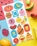 Pikrar "Pearfect" Fruit Labels 🍐🏷️ STICKII Sticker Sheet - Retro Kawaii Planner Decals
