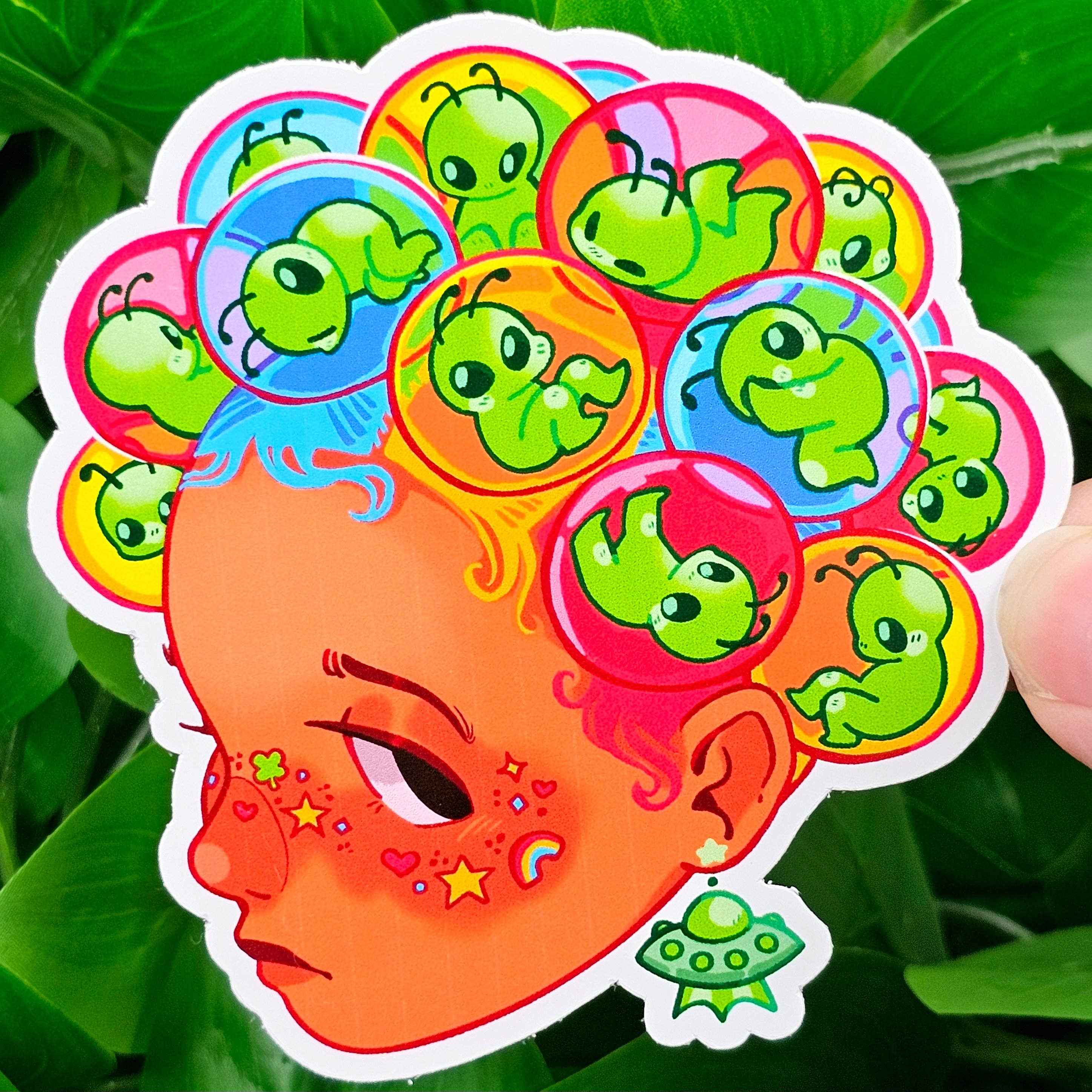 Milky Tomato - Cute Weirdcore Girl Stickers!