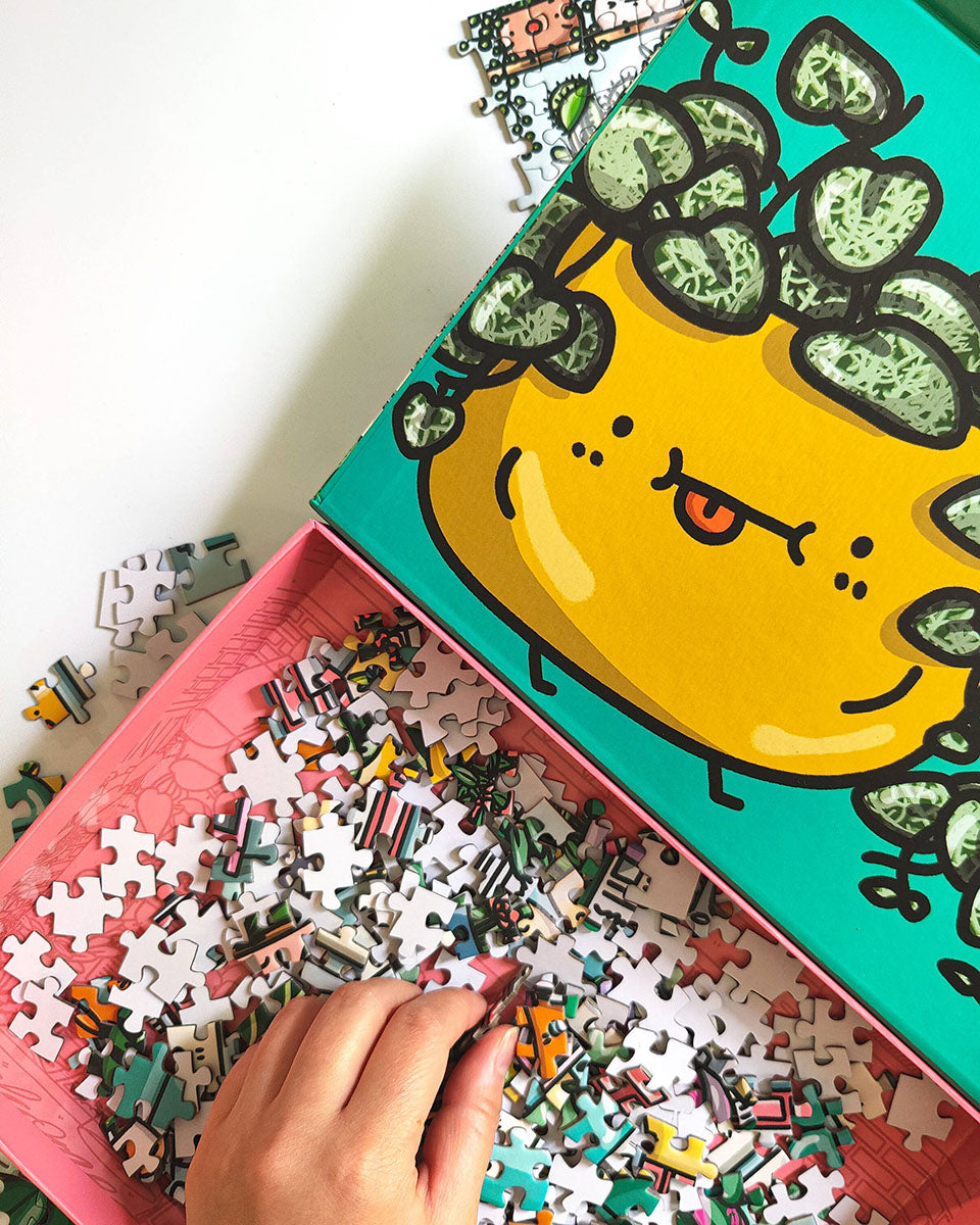 Plant Lovers Kawaii 1000 pc Puzzle "The Plant Shop"