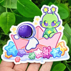 Milky Tomato - Ghost Date Astronaut and Alien Stickers!