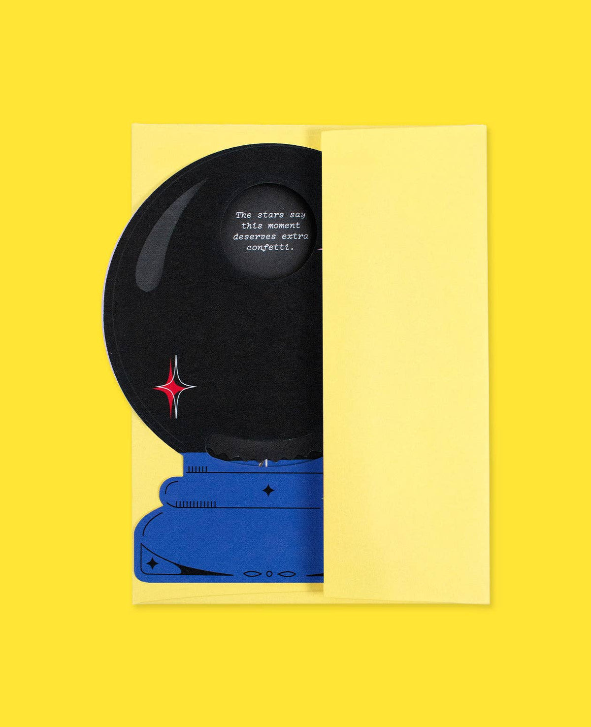 Loco Note - Good News Crystal Ball Congratulations Card