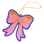 Lufterfrischer „Hübsch in Rosa mit gestreifter Schleife“