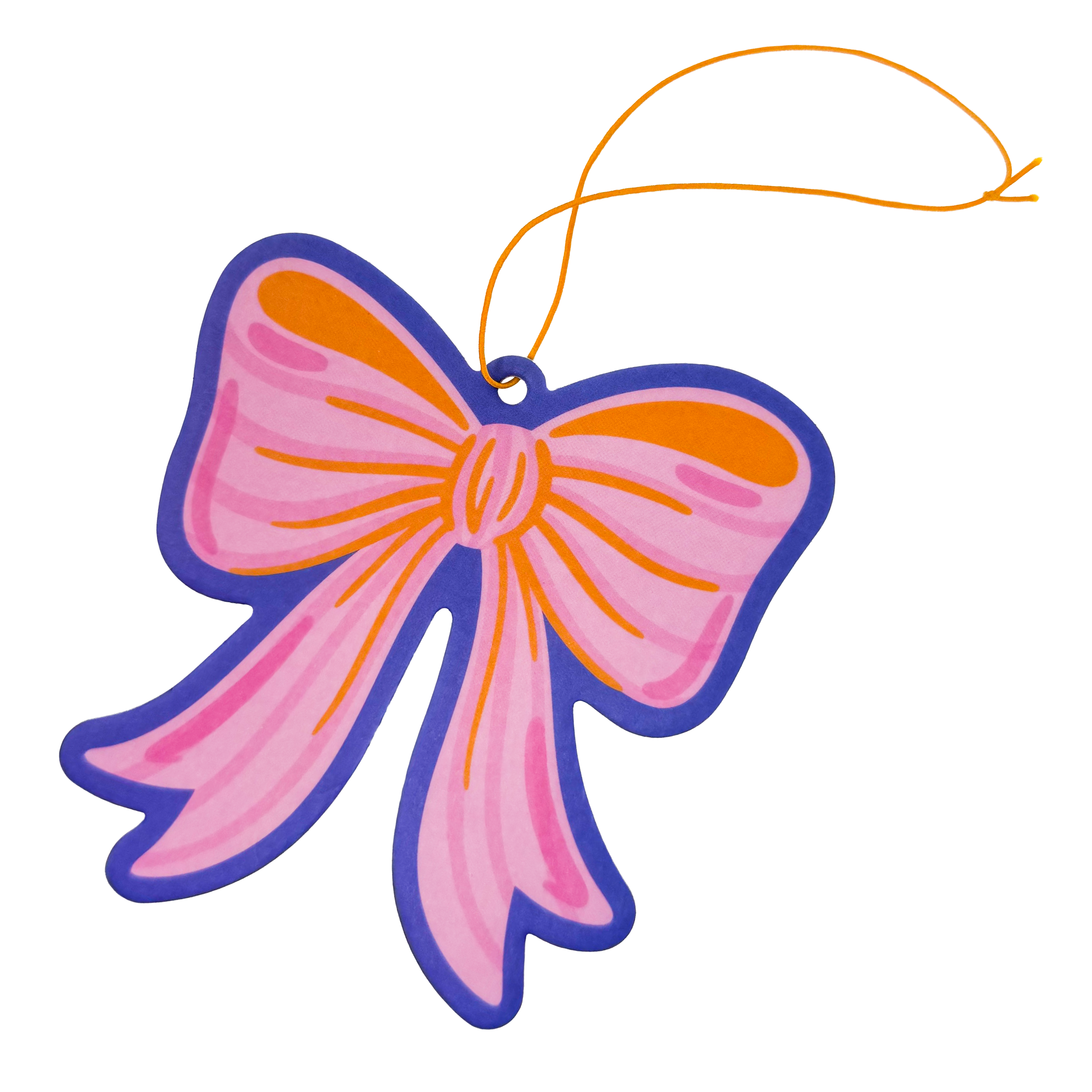 Pretty in Pink Striped Bow Air Freshener