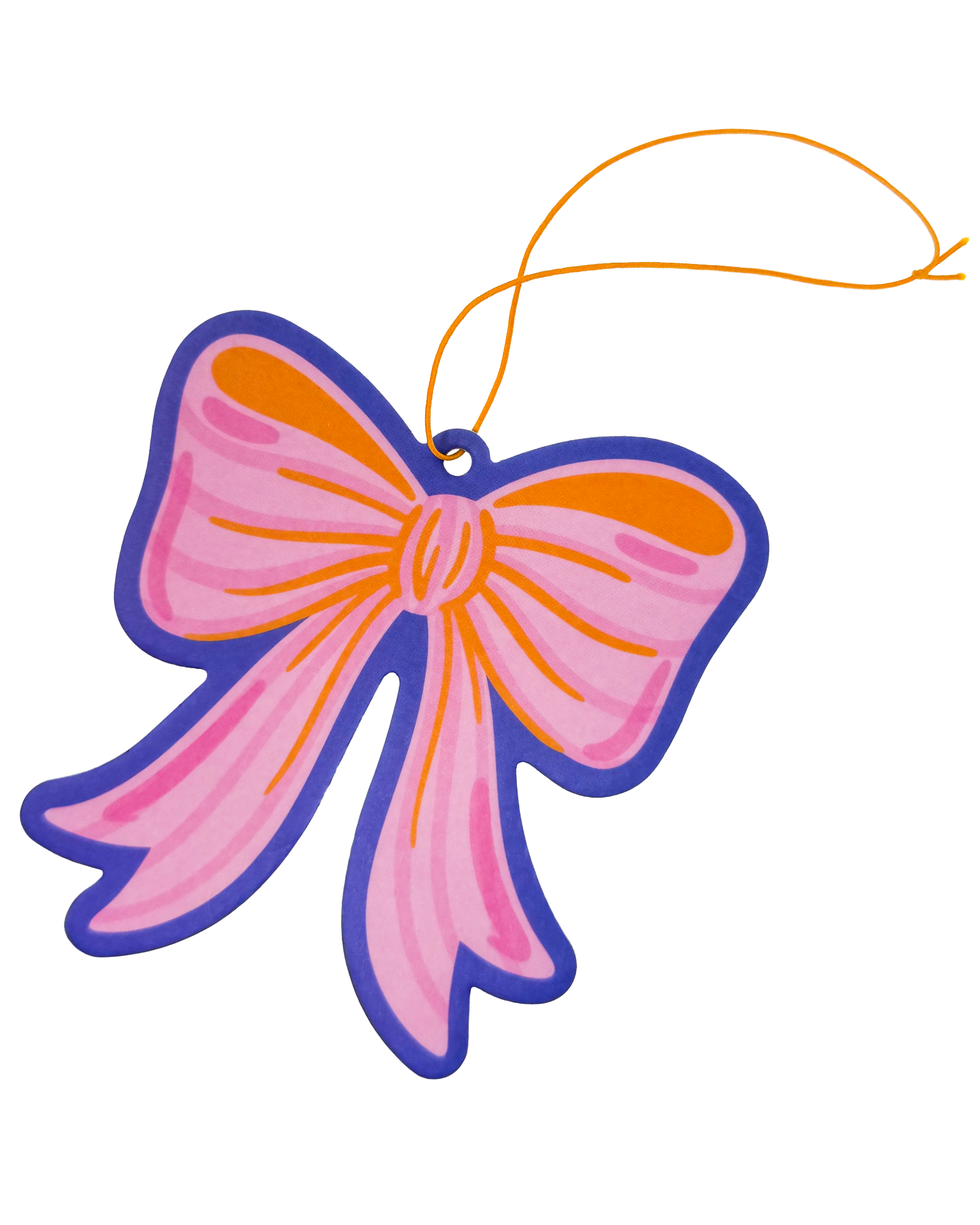 Pretty in Pink Striped Bow Air Freshener