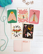 Dream Folk Studio - Moth Postcard Pack - 10 postcards