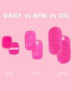 Juego de toallitas de tela reutilizables con borrador de maquillaje para festivales de 7 días