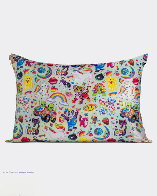 Lisa Frank x Kitsch Standard Satin Pillowcase 🌈 The Fantastic World of Lisa Frank