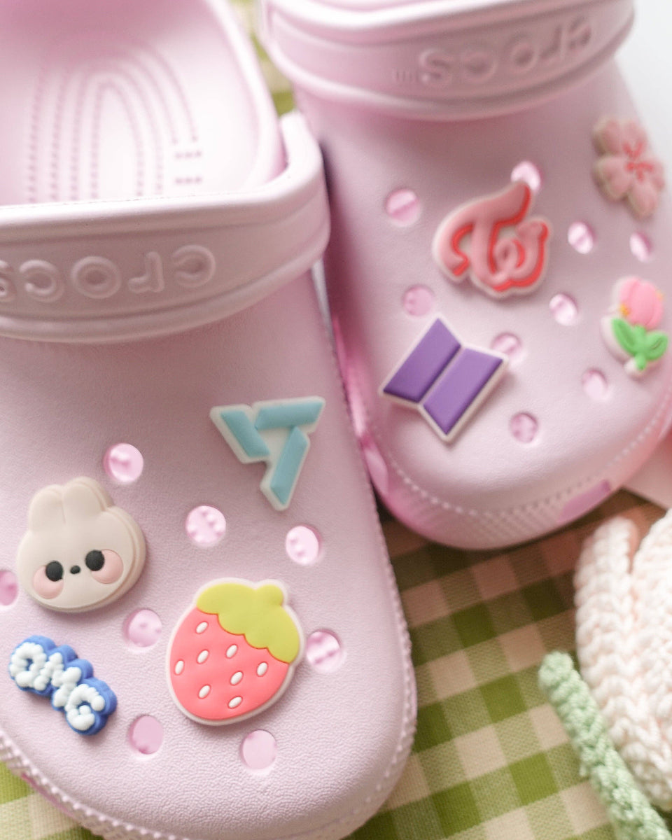 Cute Strawberry Shoe Charm