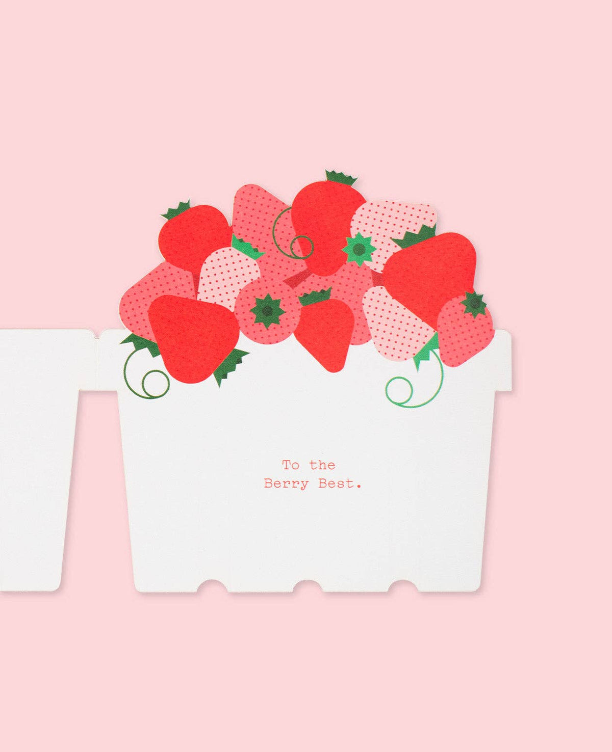 Loco Note - Strawberry Best Love & Friendship Greeting Card