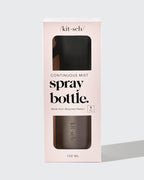 Black Recycled Plastic Continuous Spray Bottle