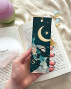 Celestial Guardian Bookmark 🌟 Gold Tassel | by Brittany Keller Art