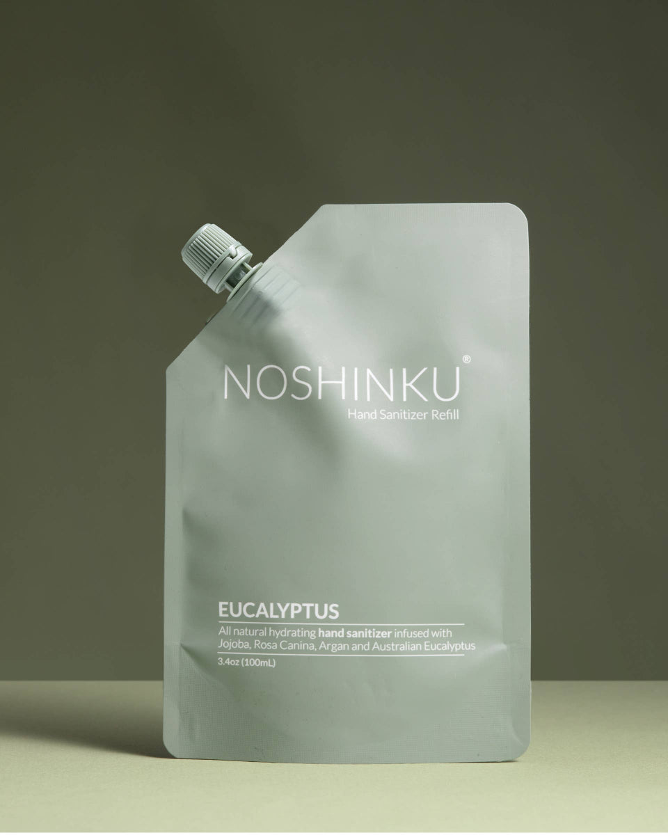 Eucalyptus-Rosemary Nourishing Sanitizer 100ml Mini Refill Pouch