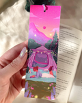 Wild and Reading Camping Tassel Bookmark 📚 Outdoor Adventure Design | by Brittany Keller Art