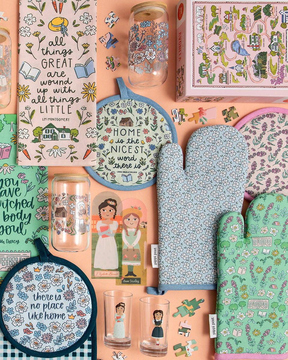 Pride and Prejudice Pemberly Floral Pot Holder Set
