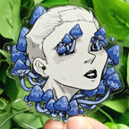 Milky Tomato - Clear Mushroom Face Girl Waterproof Stickers!