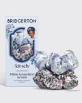 KITSCH - Bridgerton x Kitsch Satin Pillow Scrunchies® in Toile in Bloom