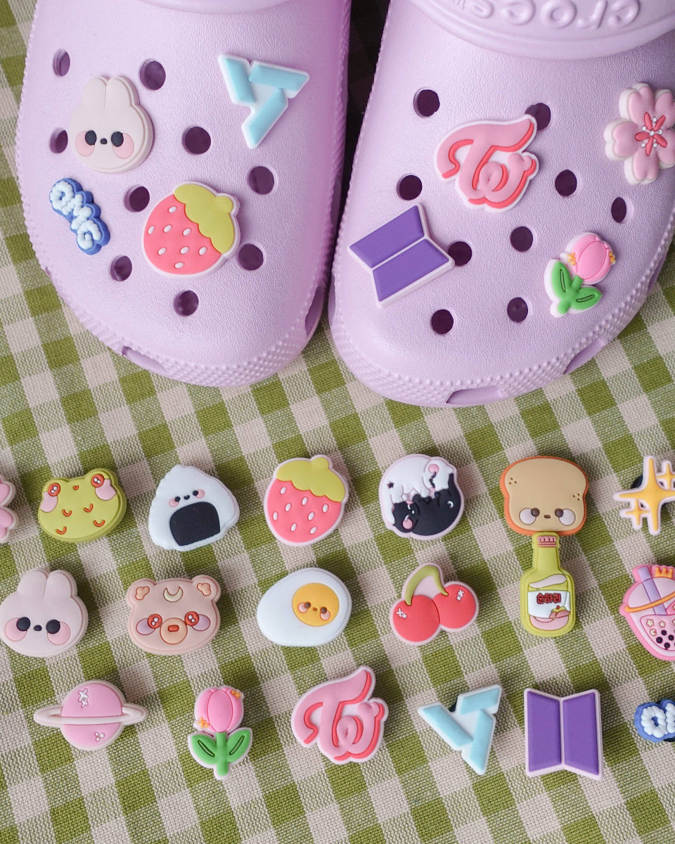 Cute Strawberry Shoe Charm