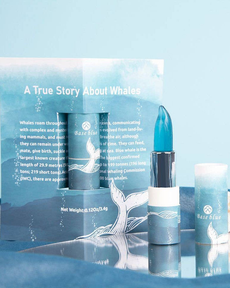 Whale Shaped Color Changing pH Lip Balm