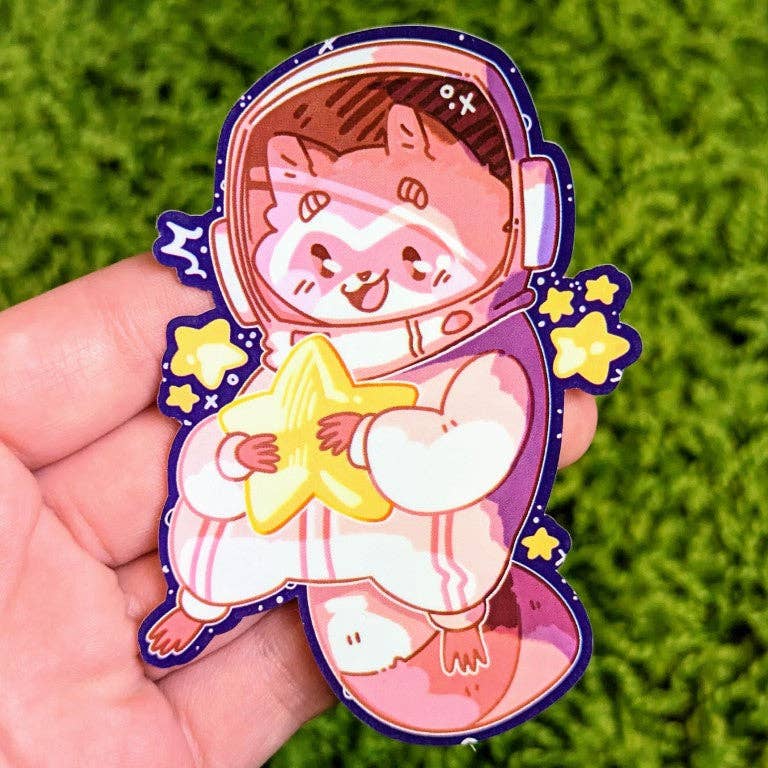 Milky Tomato - Space Raccoon Stickers!