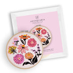 Antiquaria - Zinnia Sampler Premium Embroidery Kit, 6 inch
