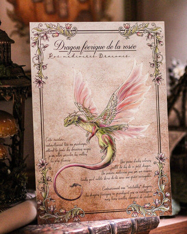 Dew fairy dragon Art Print