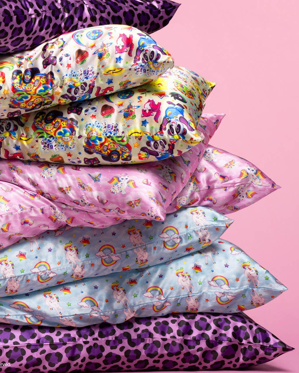 Lisa Frank x Kitsch Standard Satin Pillowcase 🦄 Markie™