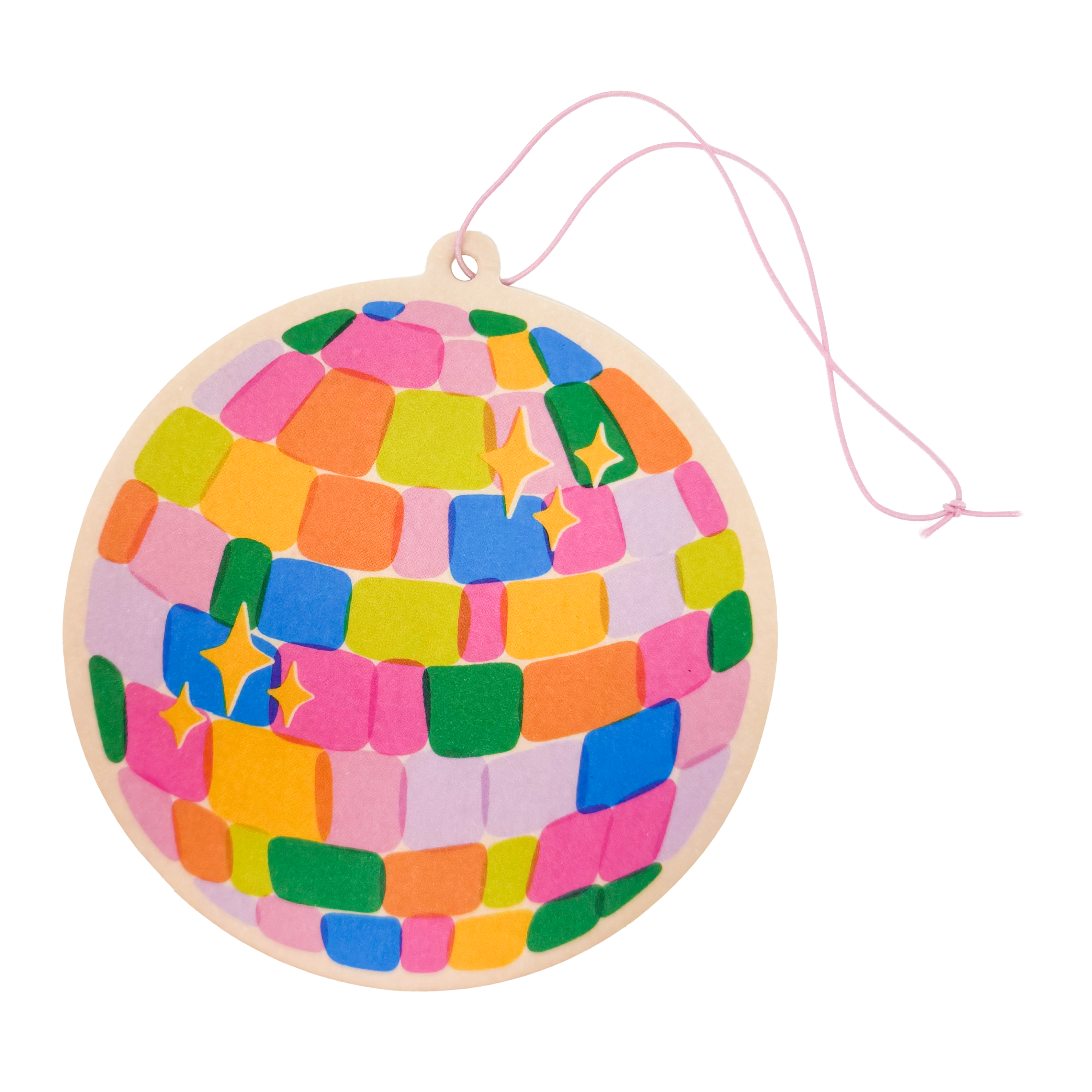 Rainbow Disco Ball Air Freshener