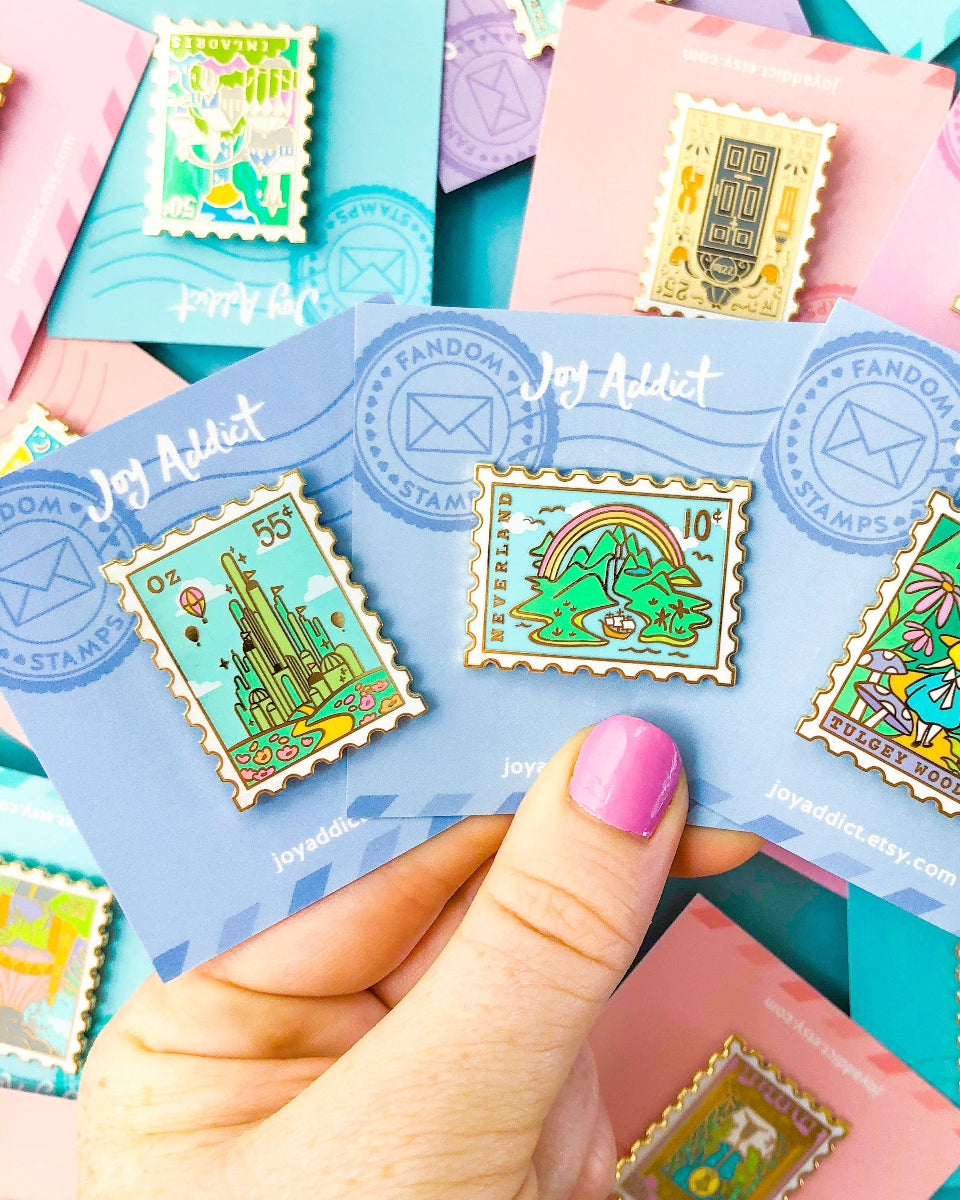 Oz Hard Enamel Stamp Pin