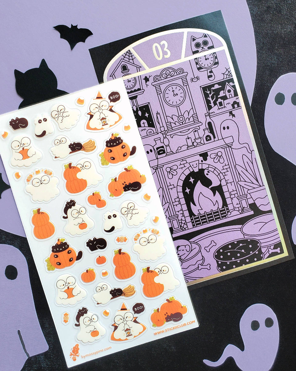 2025 Halloween Stickii Advent Calendar: The Haunted Mansion House Tour - Cute & Pop Edition