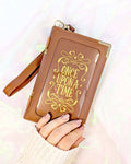 Academia Brown Fairytale "Once Upon a Time" Ita Wristlet Wallet Purse