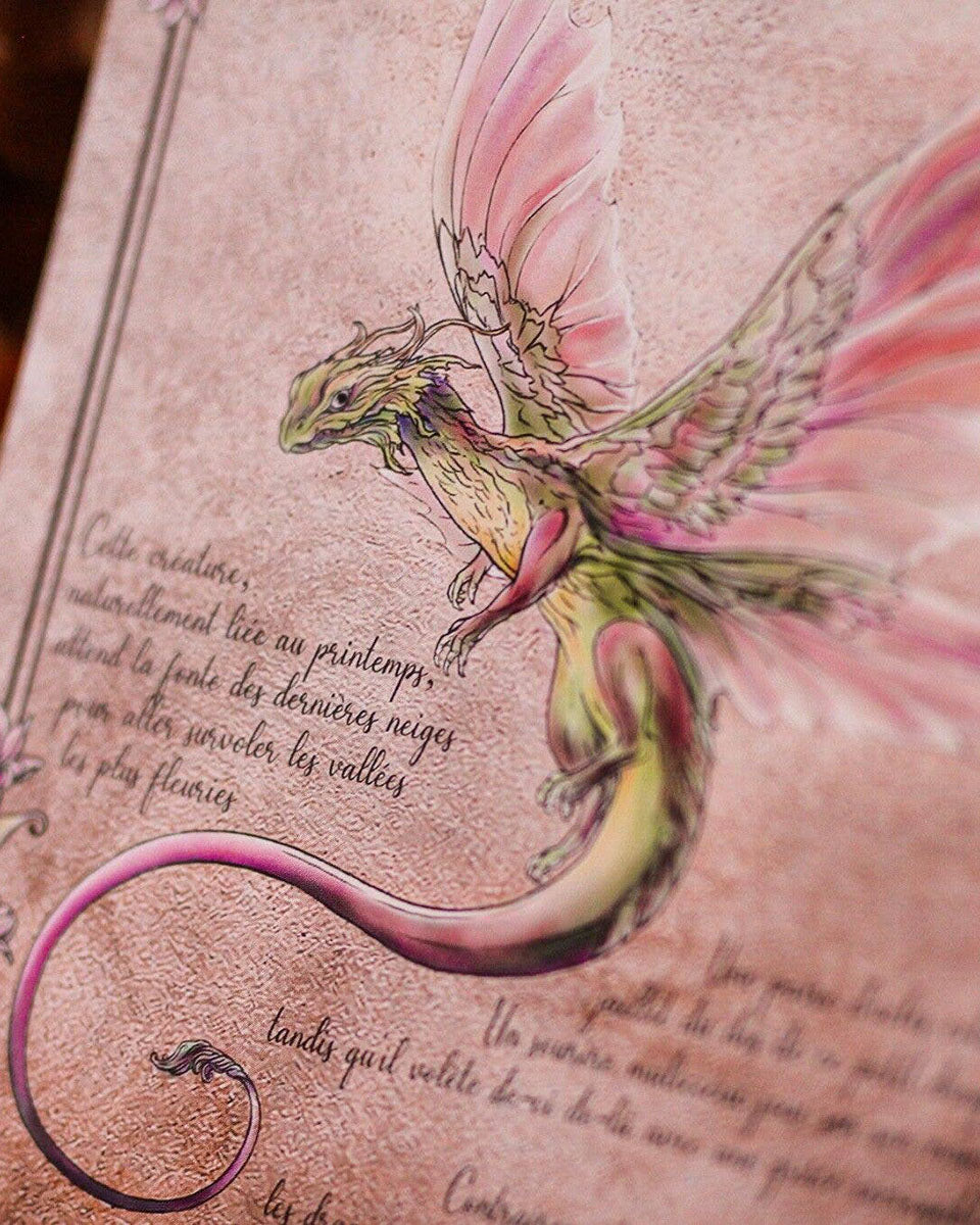 Taufee-Drache Kunstdruck