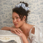KITSCH - Bridgerton x Kitsch Satin Pillow Scrunchies® in Toile in Bloom