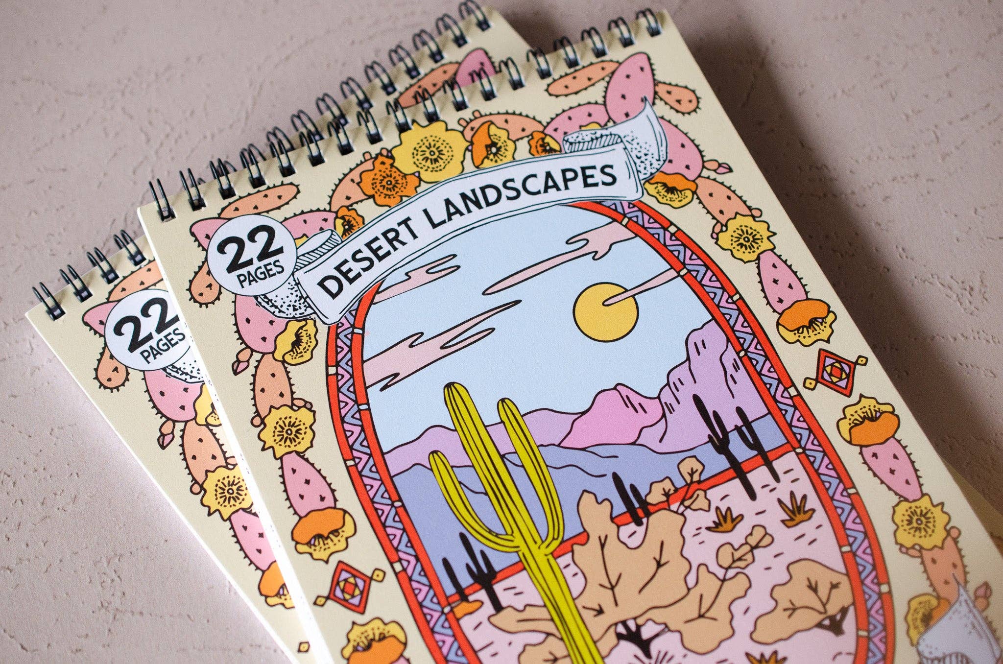 Antiquaria - Antiquaria Desert Landscapes Premium Coloring Book