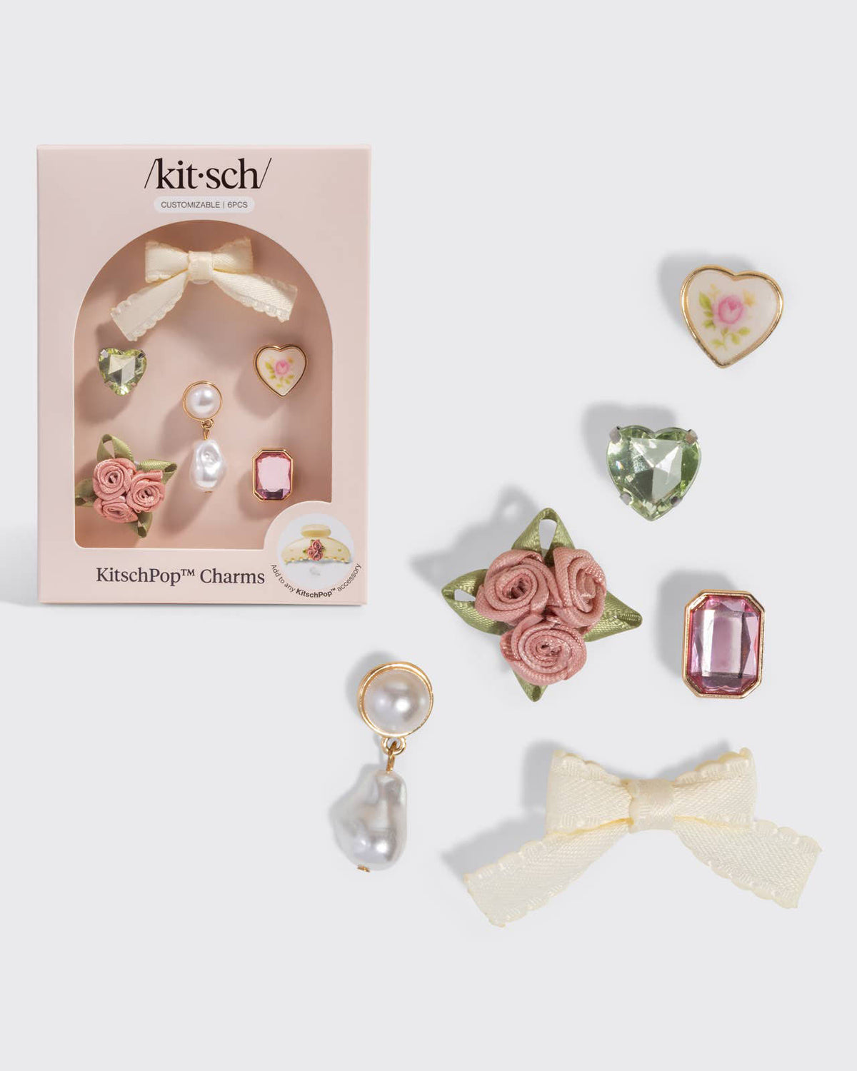 KITSCH - KitschPop™️ Charms 6pc Set - Vintage Pink