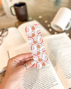 Santa Hot Chocolate and Cookies Soft Touch Matte Bookmark - 2" x 6"