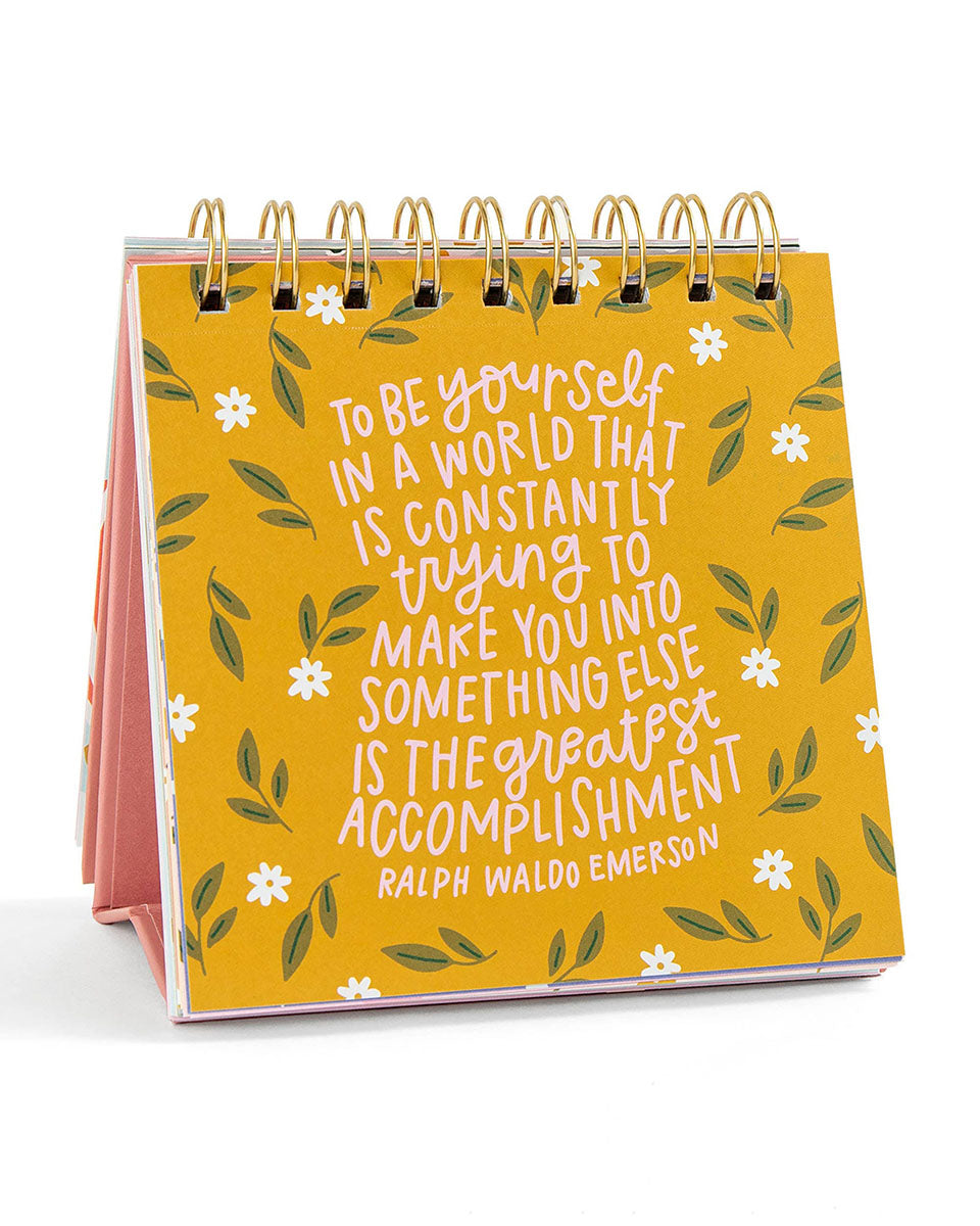 52 Weeks of Happy Quotes Flip Desk Calendar