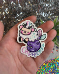 Capricorn Sprouts! Sheep Mermaid Glossy Vinyl Sticker