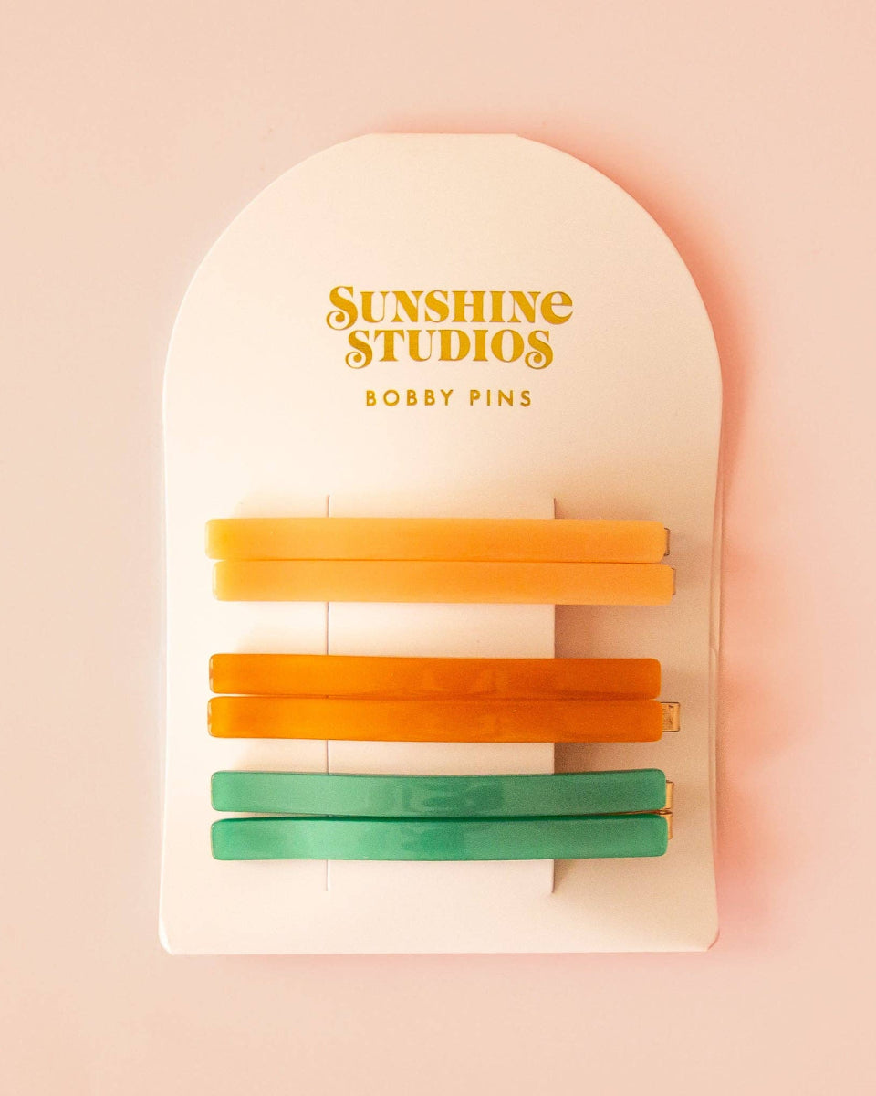 Acetate Bobby Pins - Seaside