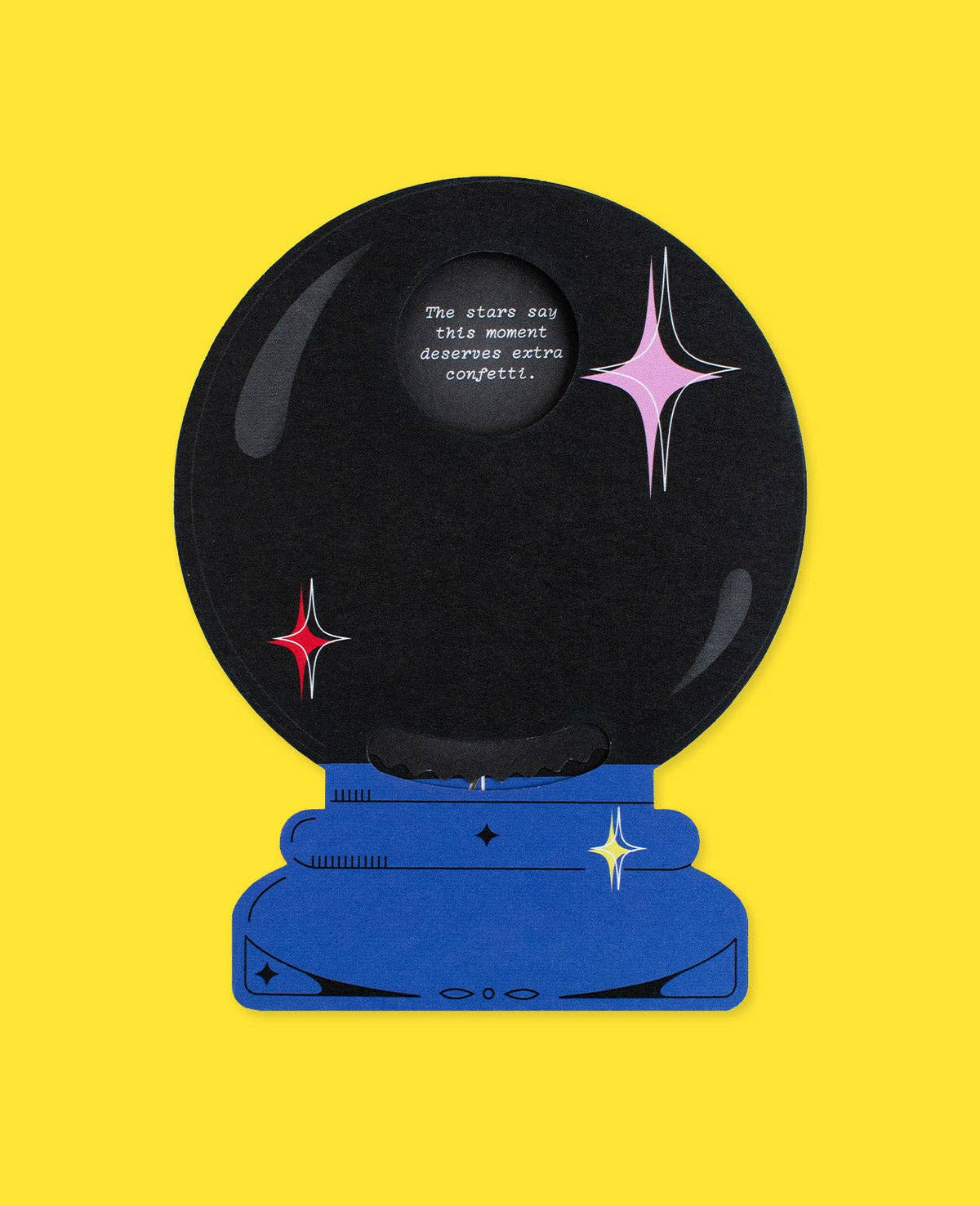Loco Note - Good News Crystal Ball Congratulations Card