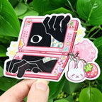 Milky Tomato - Creepy Game Console Stickers!