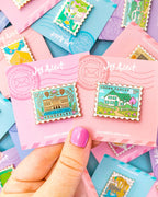 Pin de esmalte duro con sello de Orgullo y Prejuicio de Pemberley - 3,4 cm