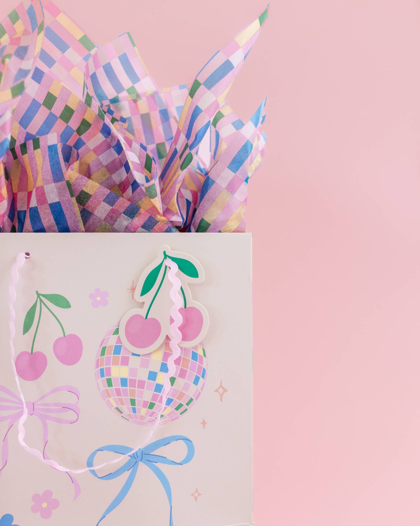 Rock Paper Scissors 🌈 Bright Stripes Tissue Paper (8 Sheets) – Colorful Birthday Gift Wrap & Fun Decorative Packaging