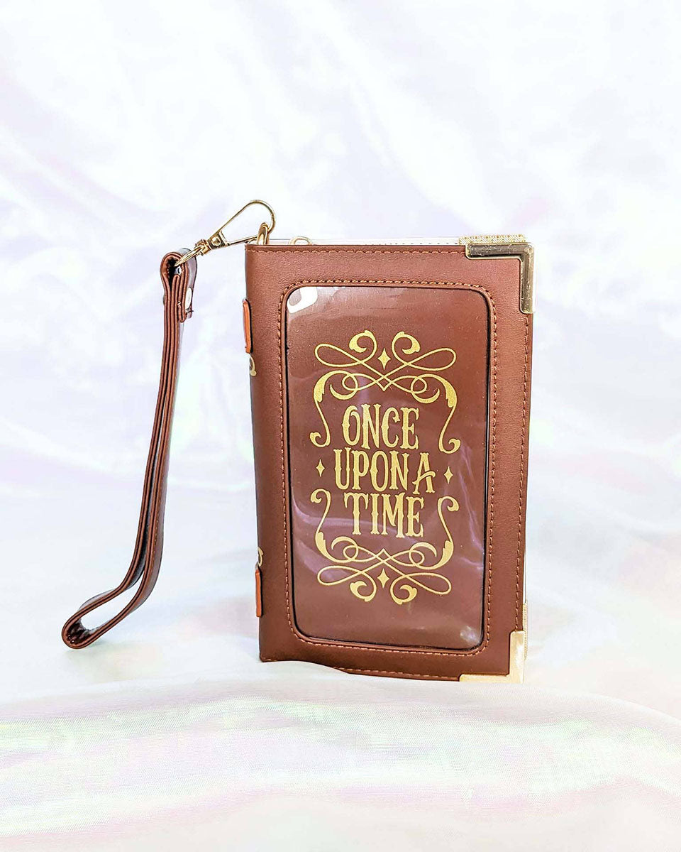 Academia Brown Fairytale "Once Upon a Time" Ita Wristlet Wallet Purse