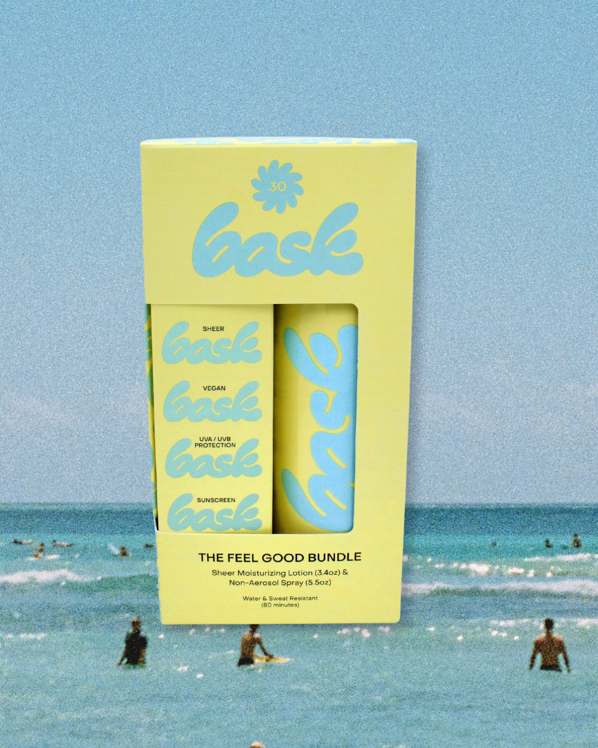 Bask SPF 30 Feel Good Bundle - Non-Aerosol Sunscreen & Lotion