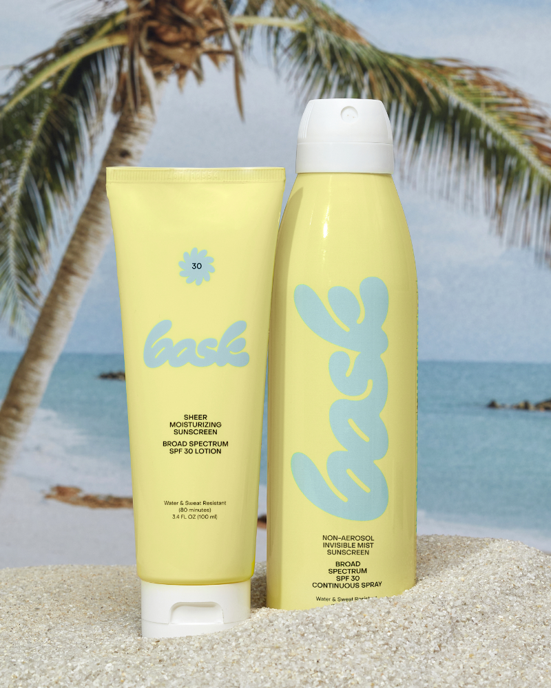 Bask SPF 30 Feel Good Bundle - Non-Aerosol Sunscreen & Lotion