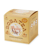 Brown Sugar Boba Tea - Box of 12 Wrapped Pyramid Sachets