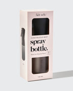 Black Recycled Plastic Continuous Spray Bottle