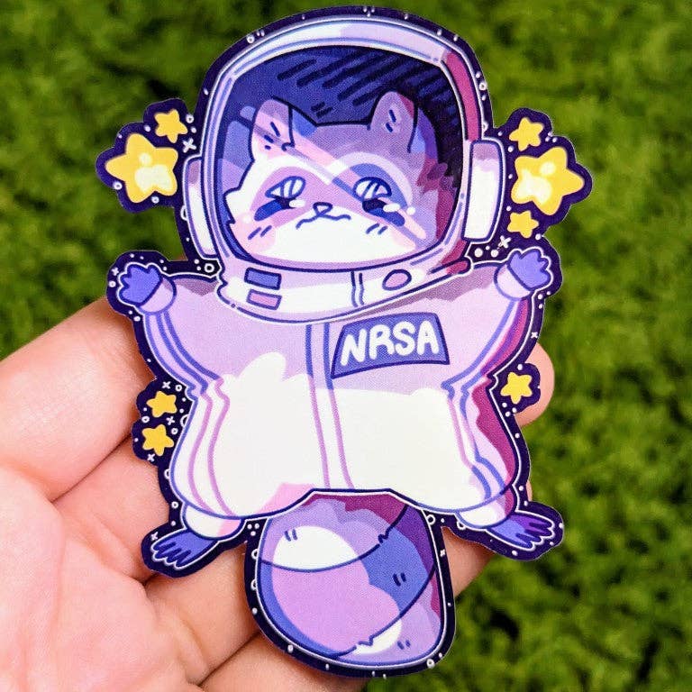 Milky Tomato - Space Raccoon Stickers!