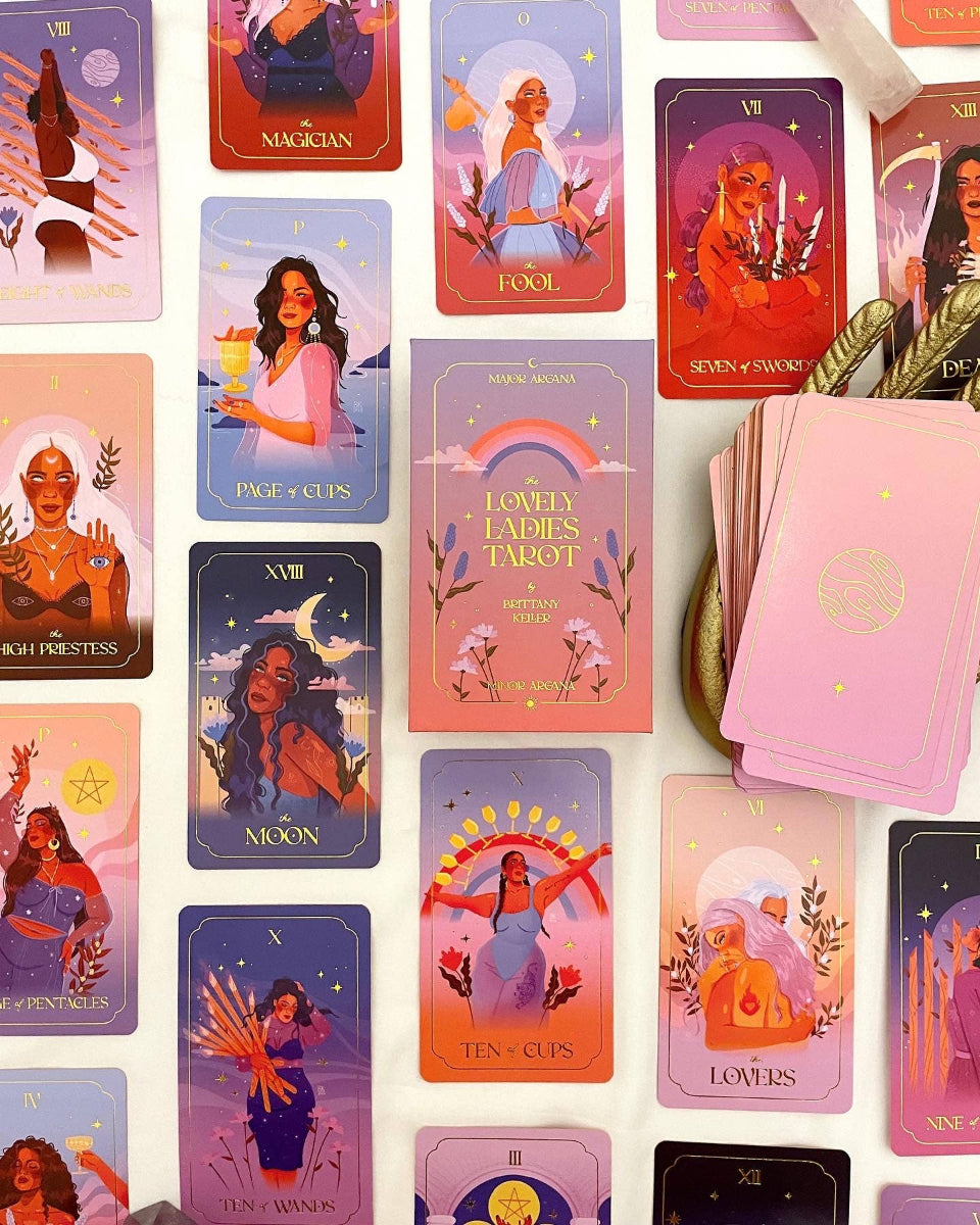 The Lovely Ladies 78 Tarot Card Deck & Guidebook